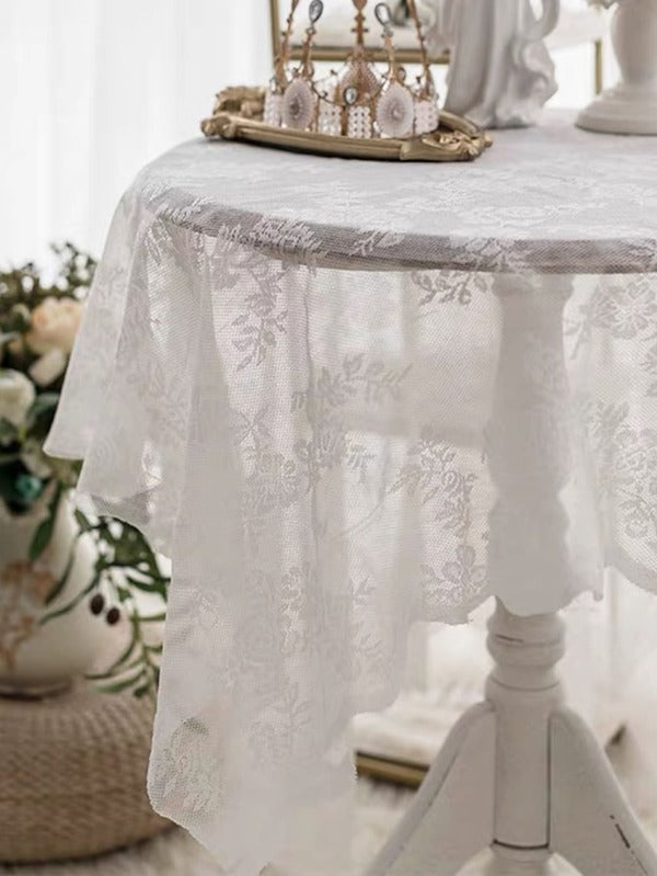 Floral Lace Tablecloth
